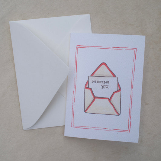 Missing You Mini Greeting Card