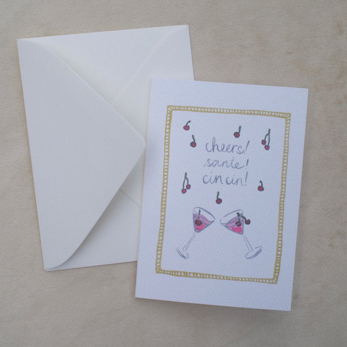 Cheers! Mini Greeting Card