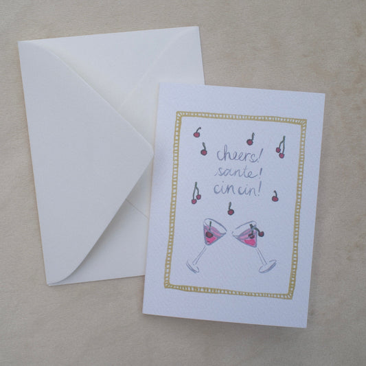 Cheers! Mini Greeting Card