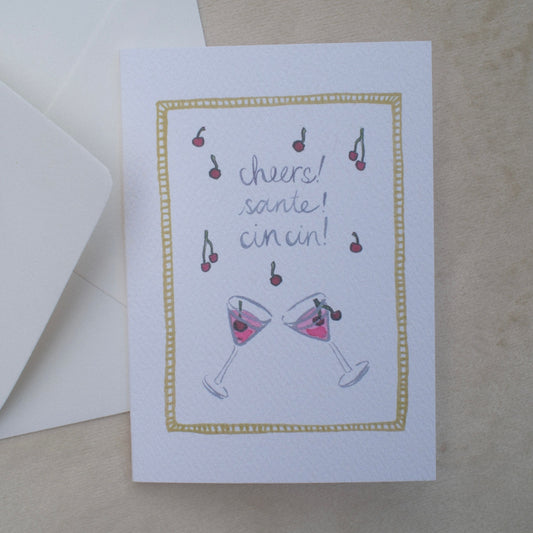 Cheers! Mini Greeting Card