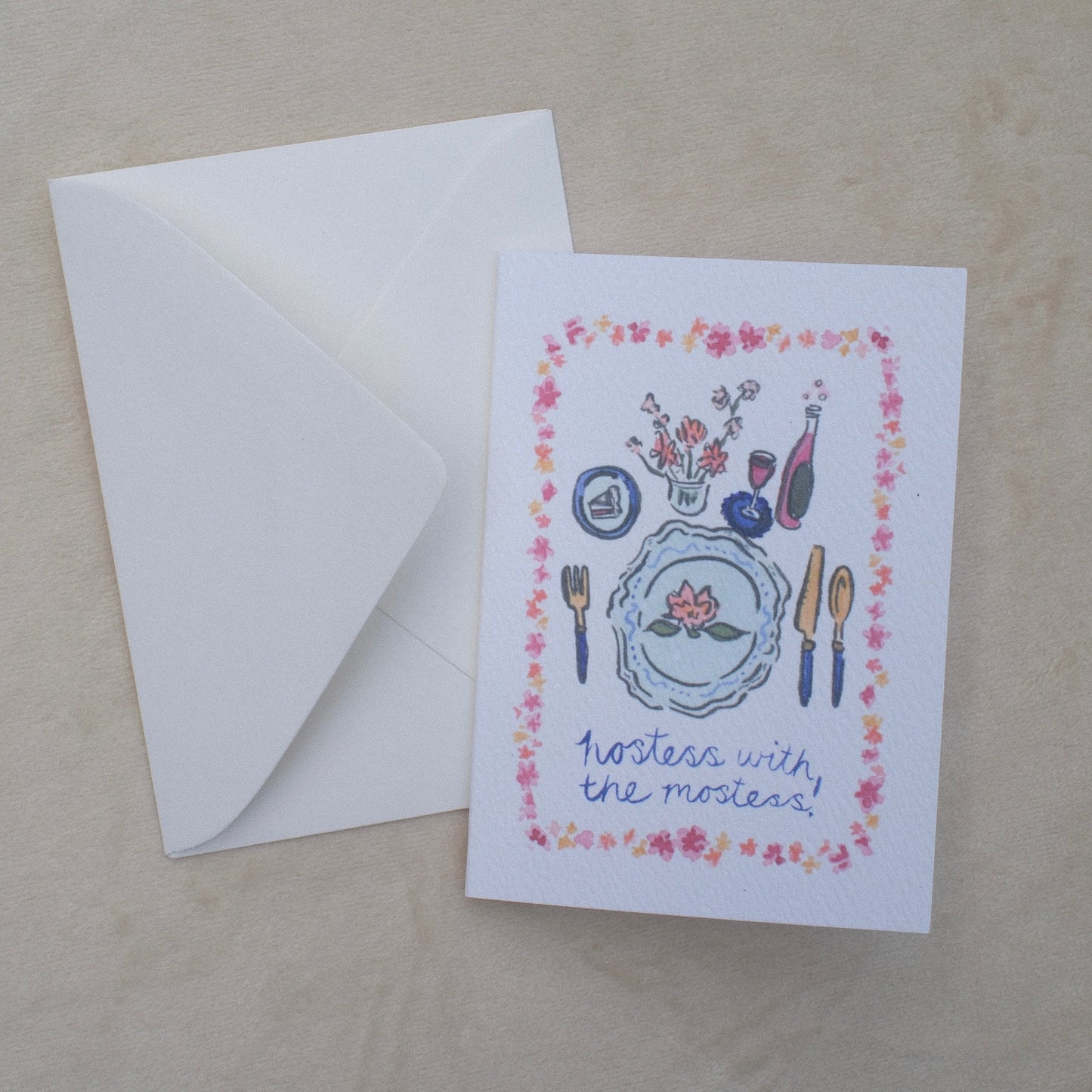 Hostess with the mostess! Mini Greeting Card