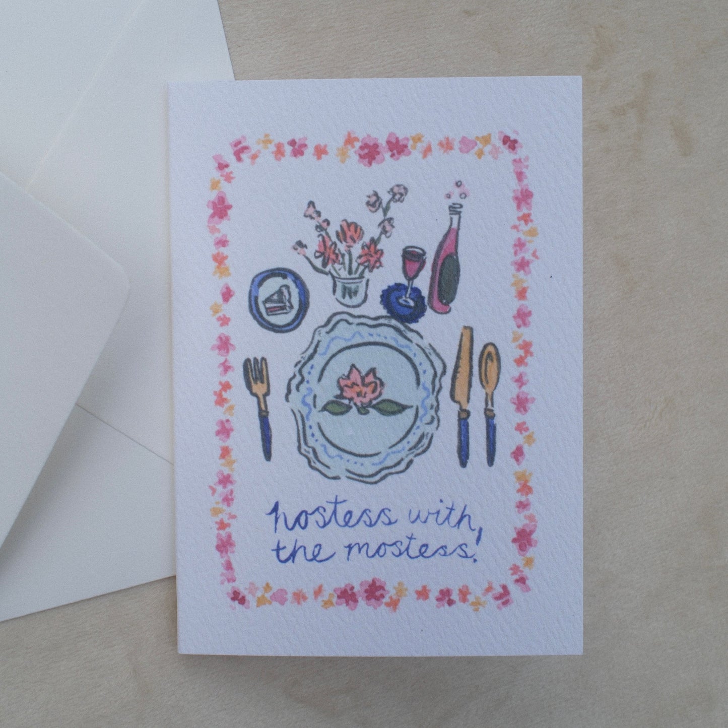 Hostess with the mostess! Mini Greeting Card