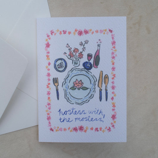 Hostess with the mostess! Mini Greeting Card