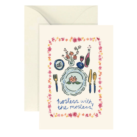 Hostess with the mostess! Mini Greeting Card
