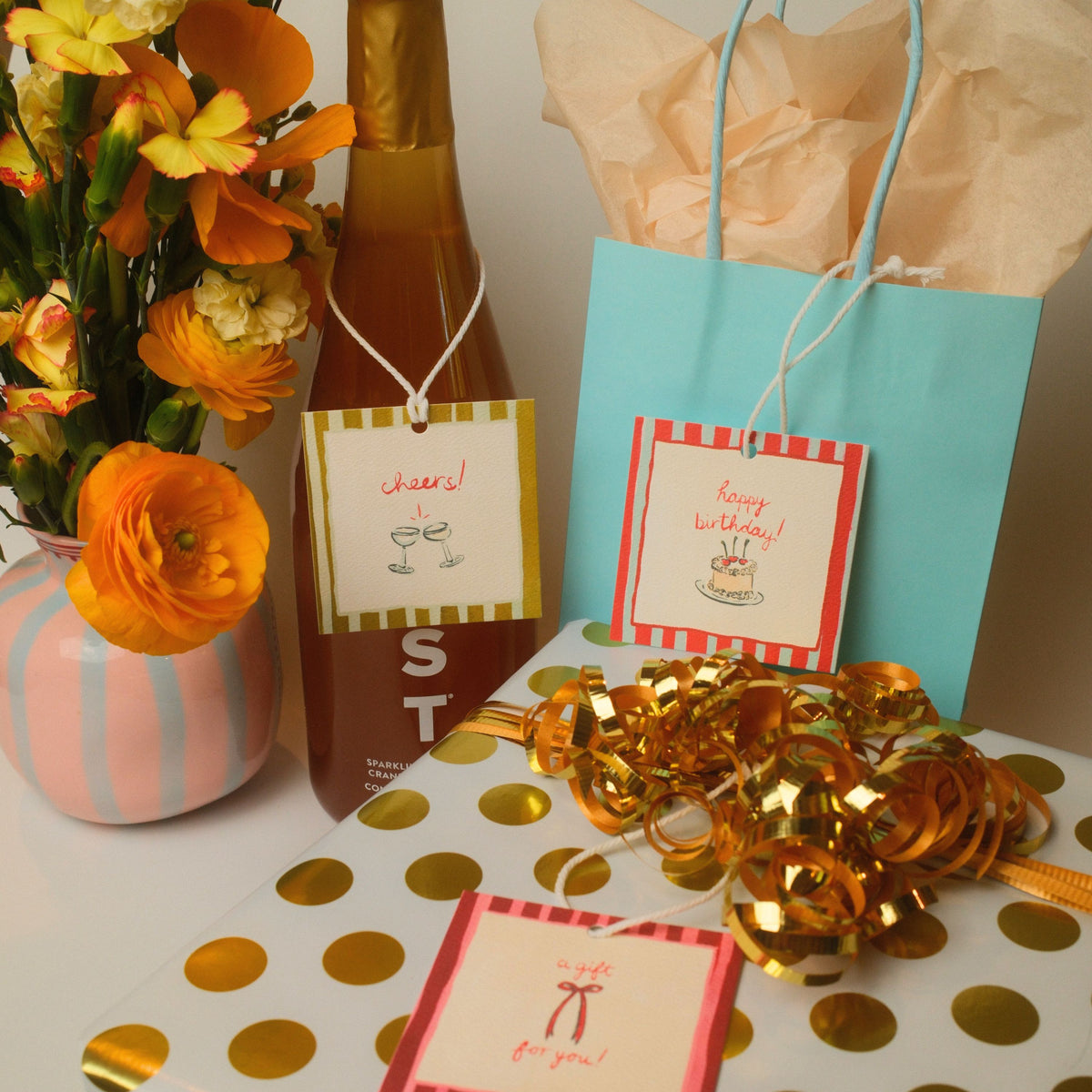 "a gift for you!" Gift Tag Set of 6