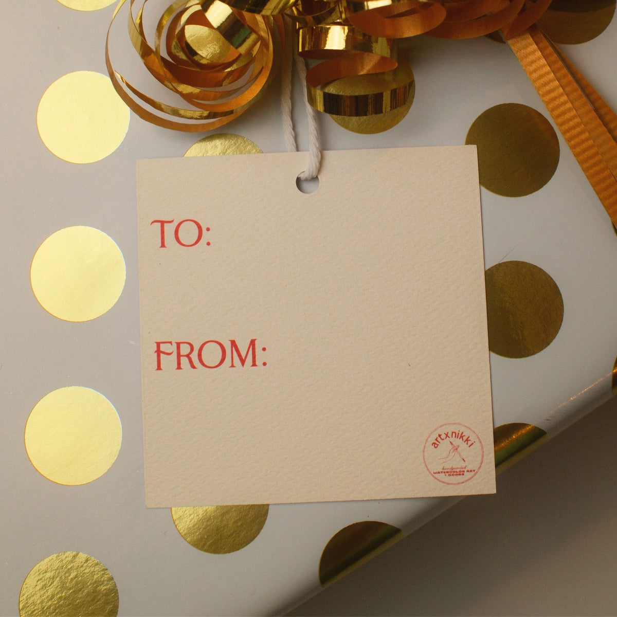 "a gift for you!" Gift Tag Set of 6