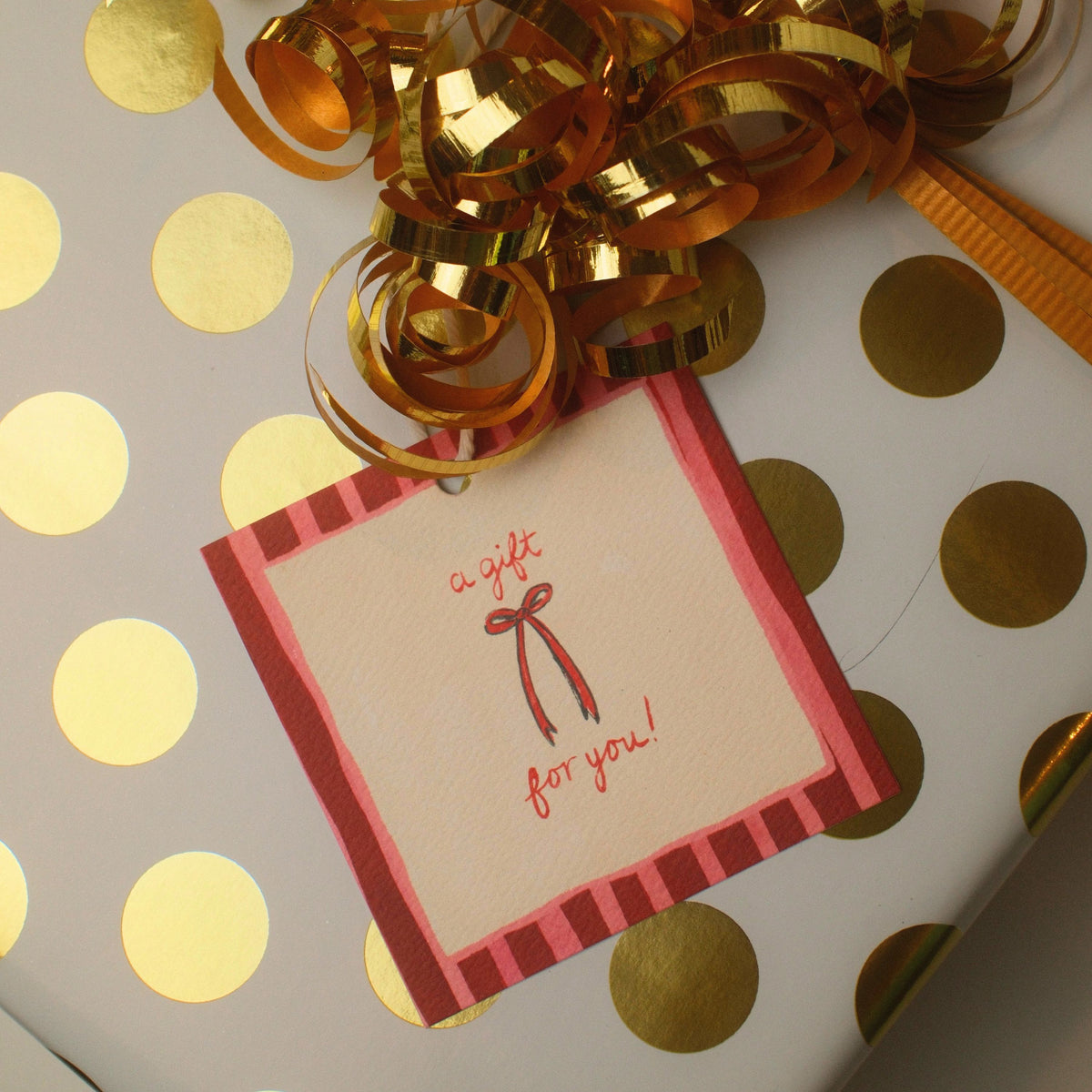"a gift for you!" Gift Tag Set of 6