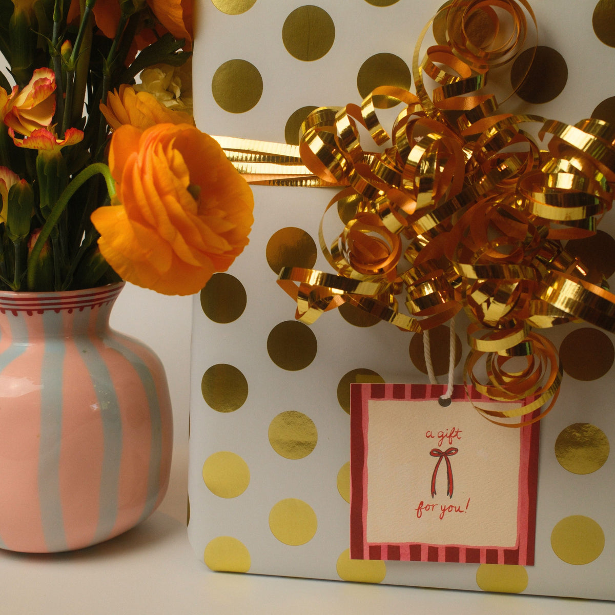 "a gift for you!" Gift Tag Set of 6