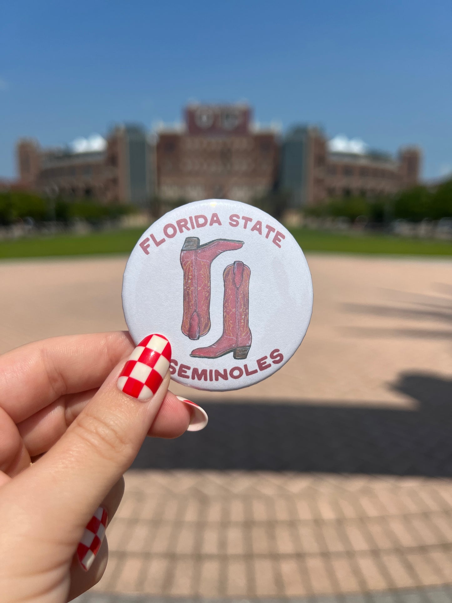 Florida State Seminoles button