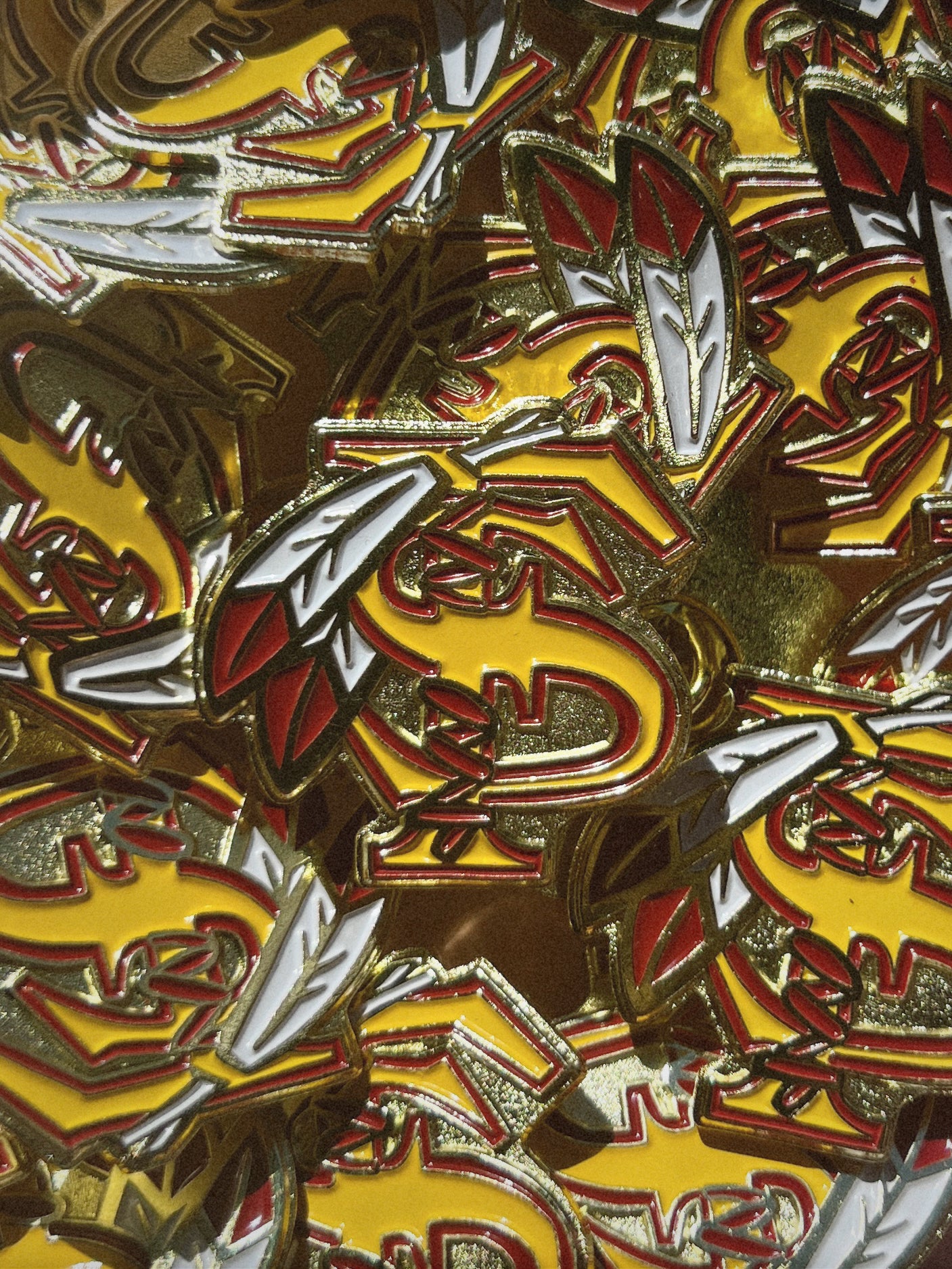 FSU Vintage FS Logo Enamel Pin (1.25")