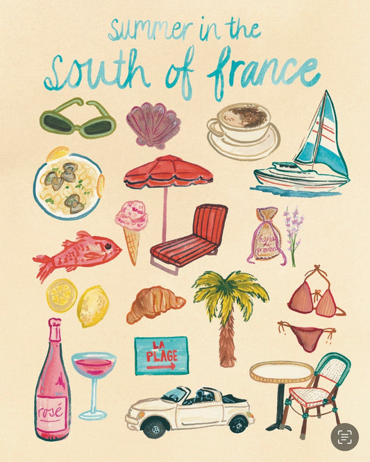 Summer in the South of France Fine Art Print
