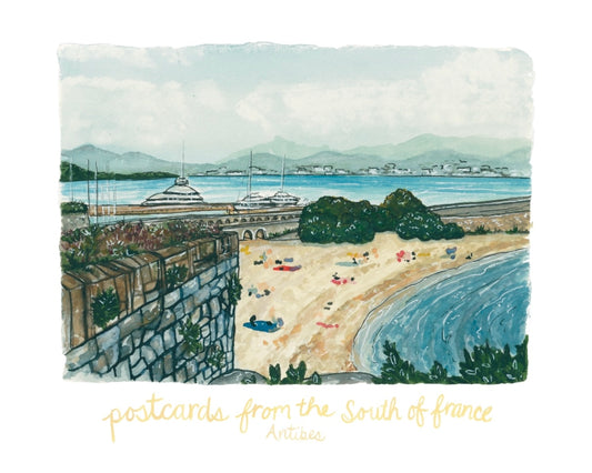Postcards from the South of France: Antibes Coast Fine Art Print