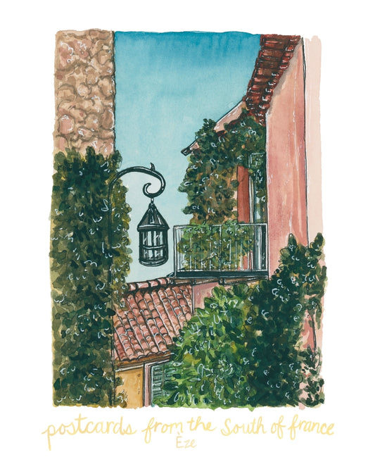 Postcards from the South of France: Èze Fine Art Print