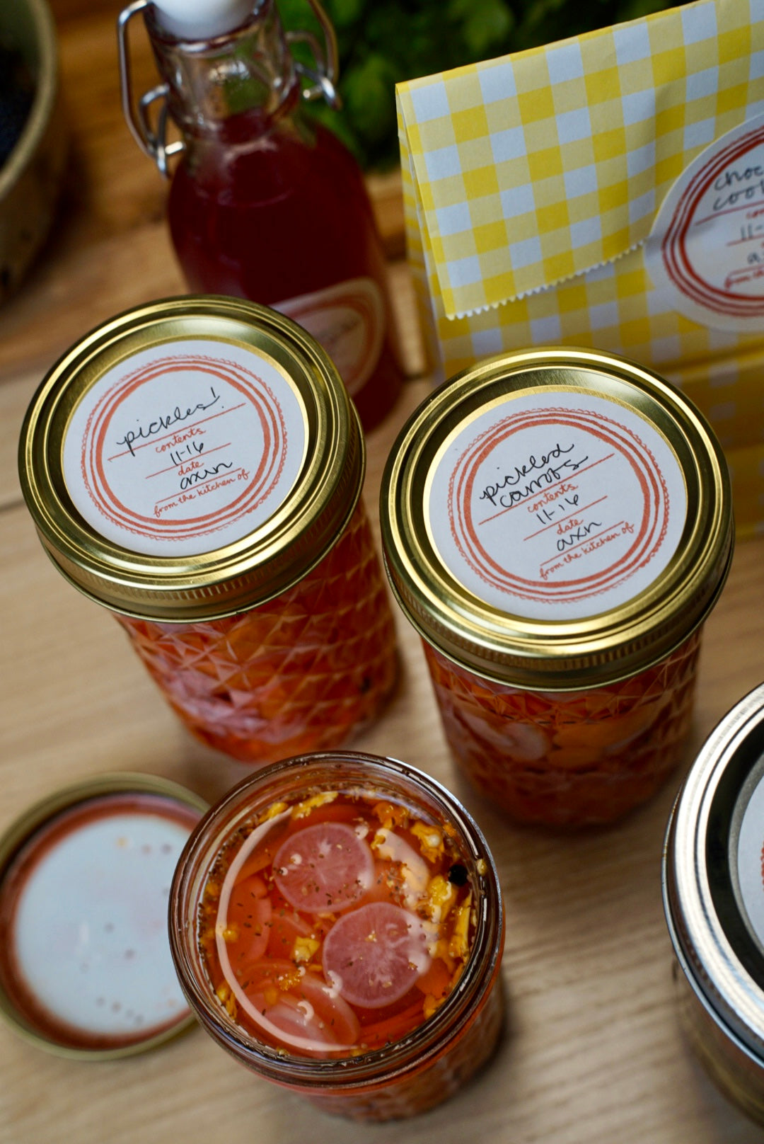 Artisan Mason Jar Labels