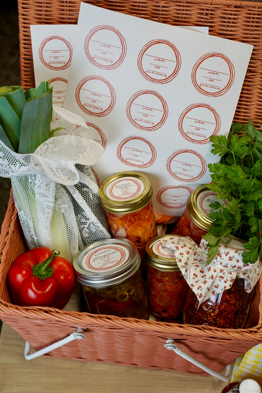 Artisan Mason Jar Labels