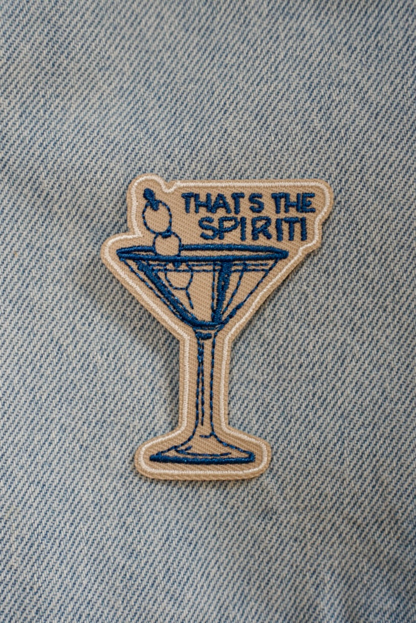 "That's the Spirit!" Iron On Patch
