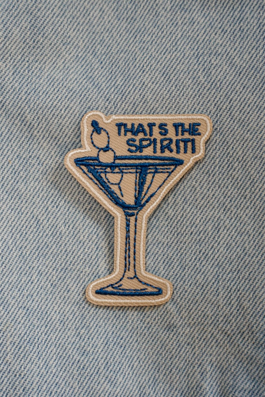 "That's the Spirit!" Iron On Patch
