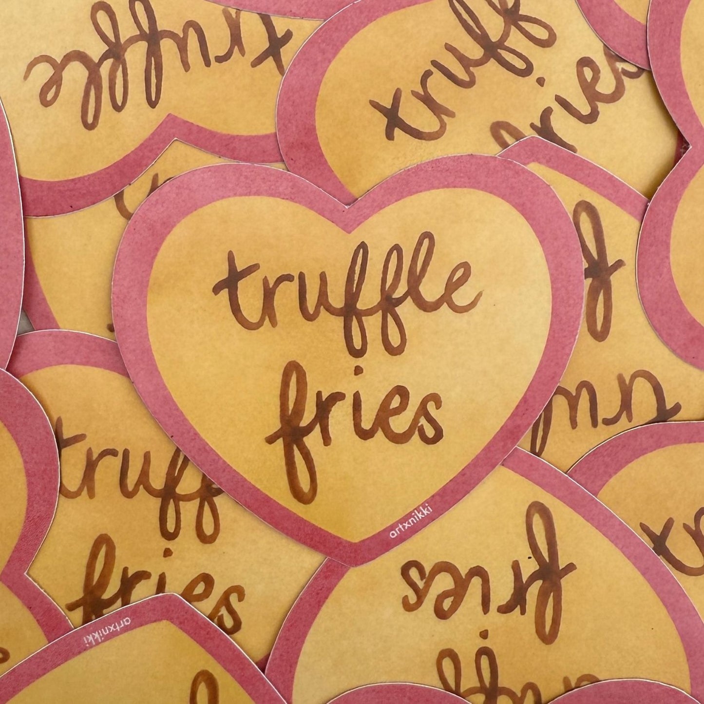 I Love Truffle Fries Sticker