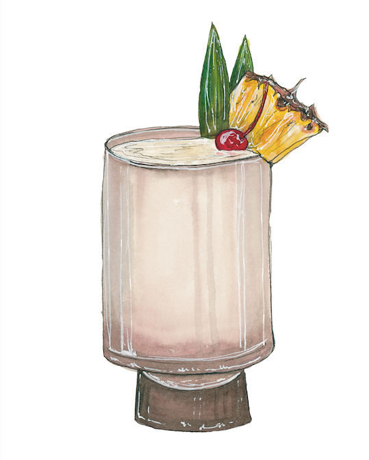 Piña Colada Art Print