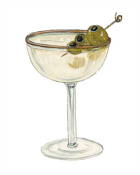 Martini Cocktail Art Print