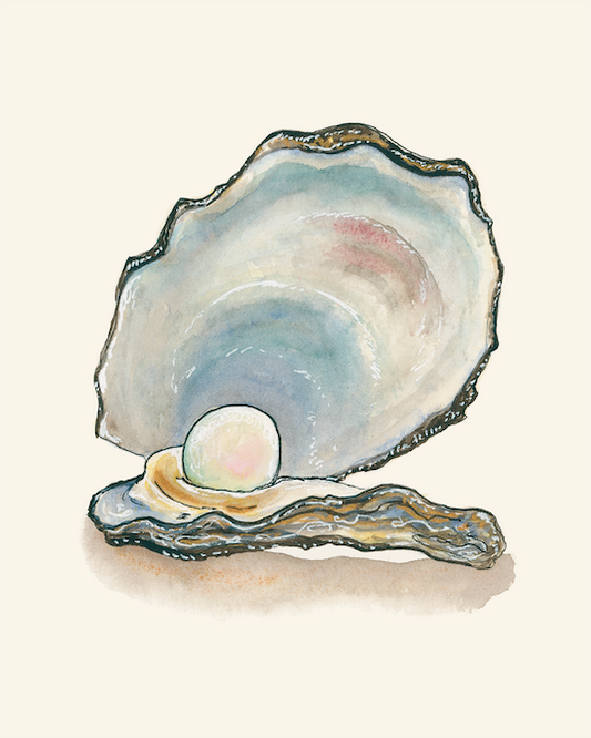De la Mer Oyster Art Print