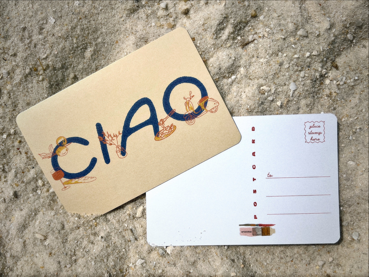 “CIAO” Italian Summer Postcard