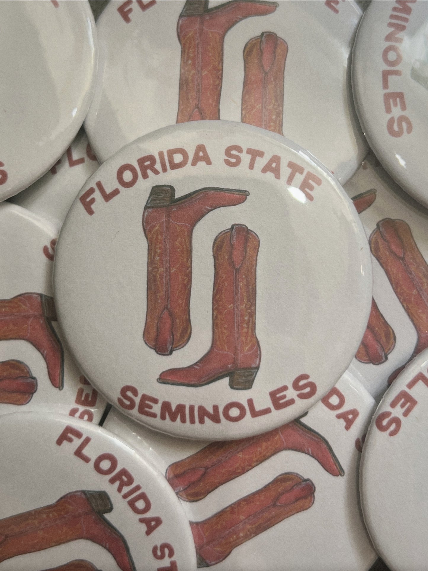 Florida State Seminoles button