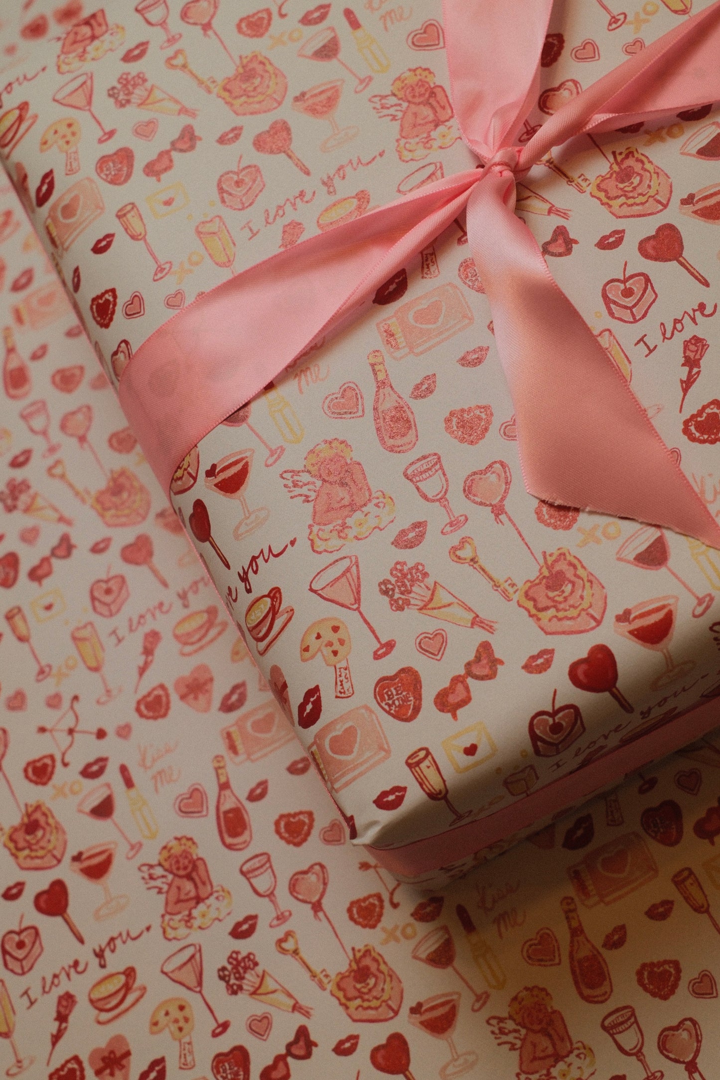 Valentine Be Mine Wrapping Paper