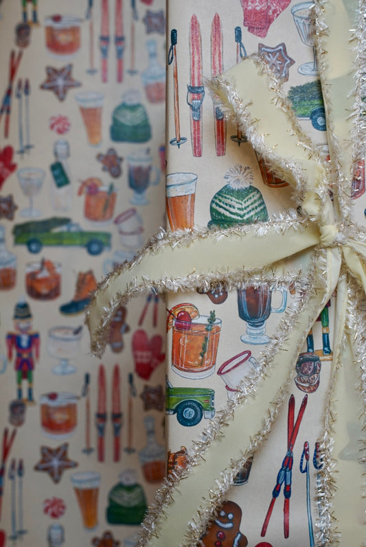 An Old Fashioned Christmas Wrapping Paper