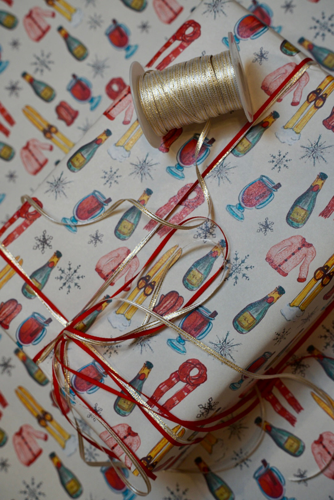 Winter Icons Wrapping Paper