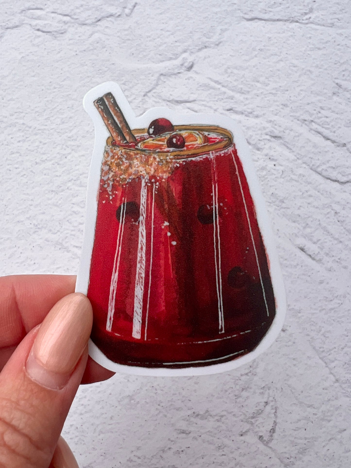 Cranberry Spiced Cocktail Sticker