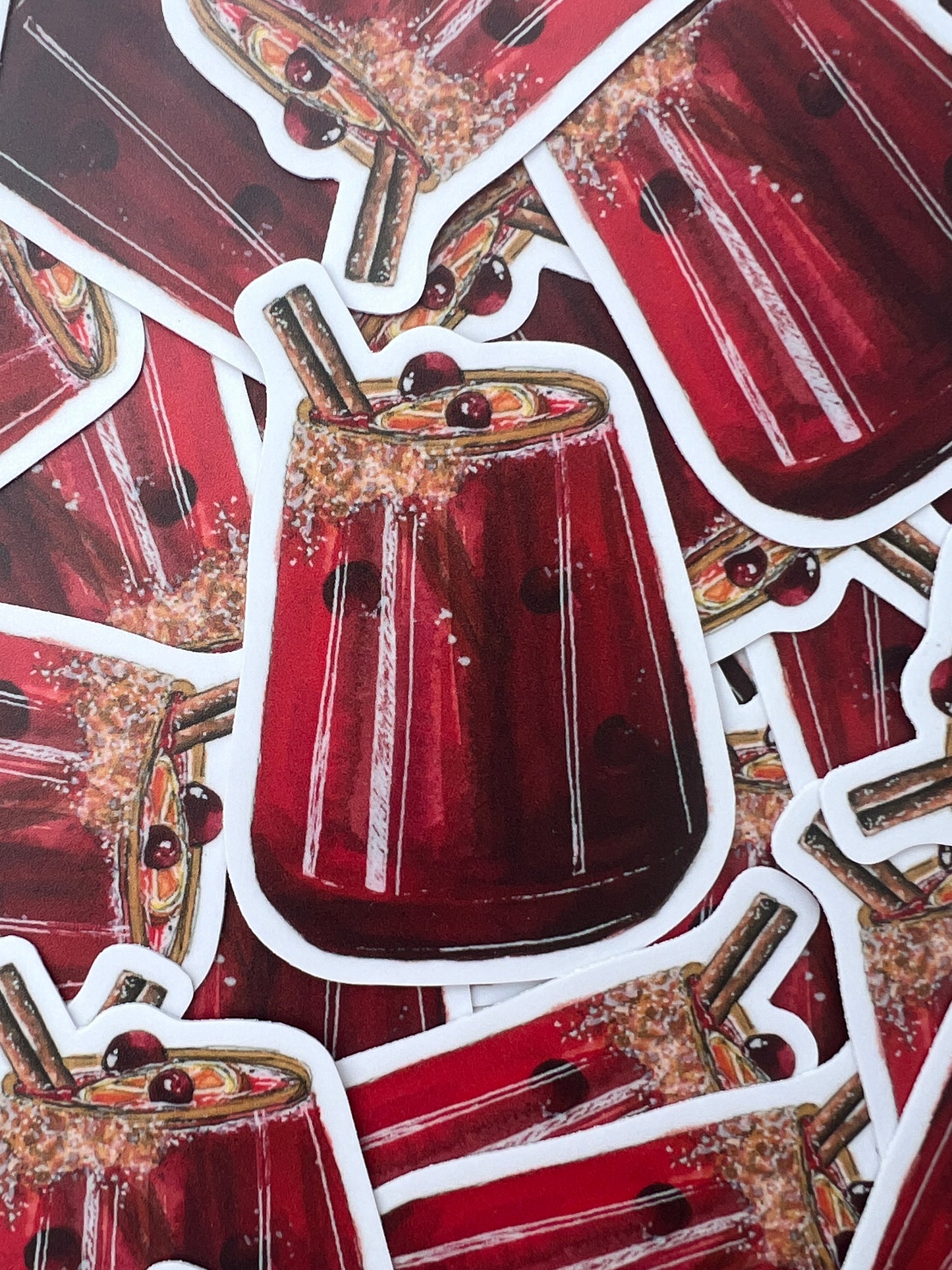 Cranberry Spiced Cocktail Sticker