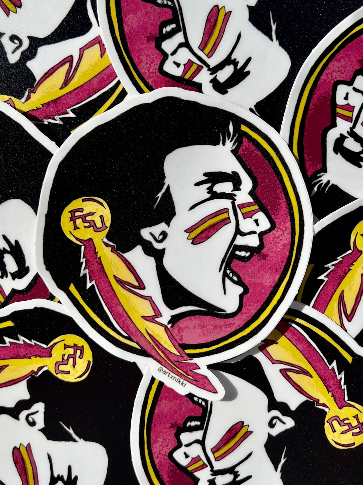 Fsu Sticker Designs FSU Seminole Logo Sticker – artxnikki
