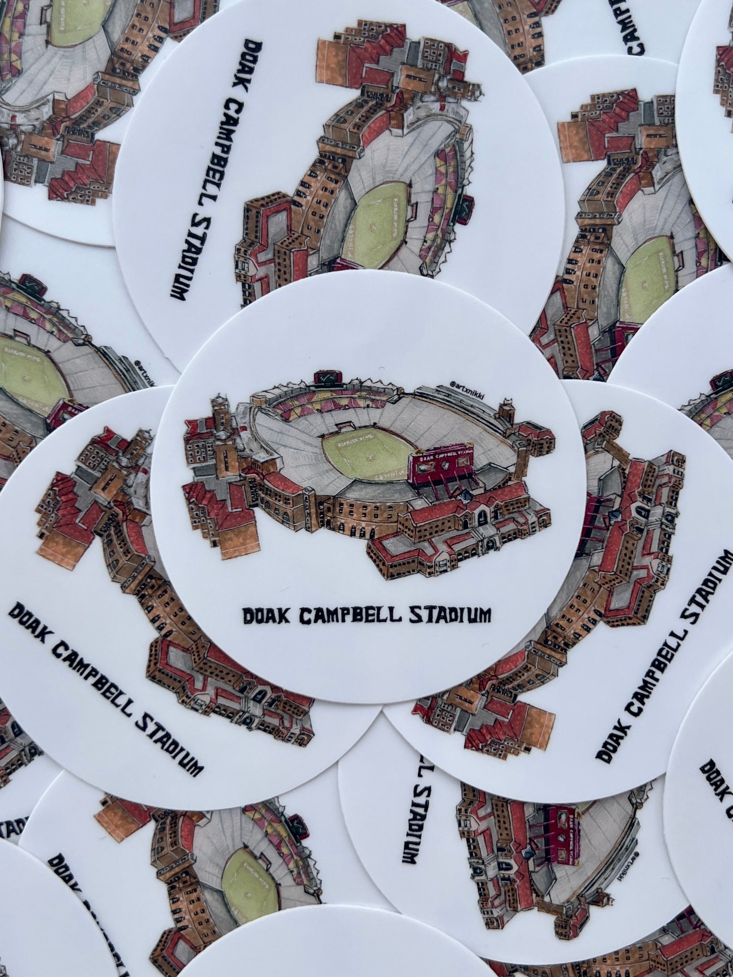 FSU Doak Campbell Stadium Sticker