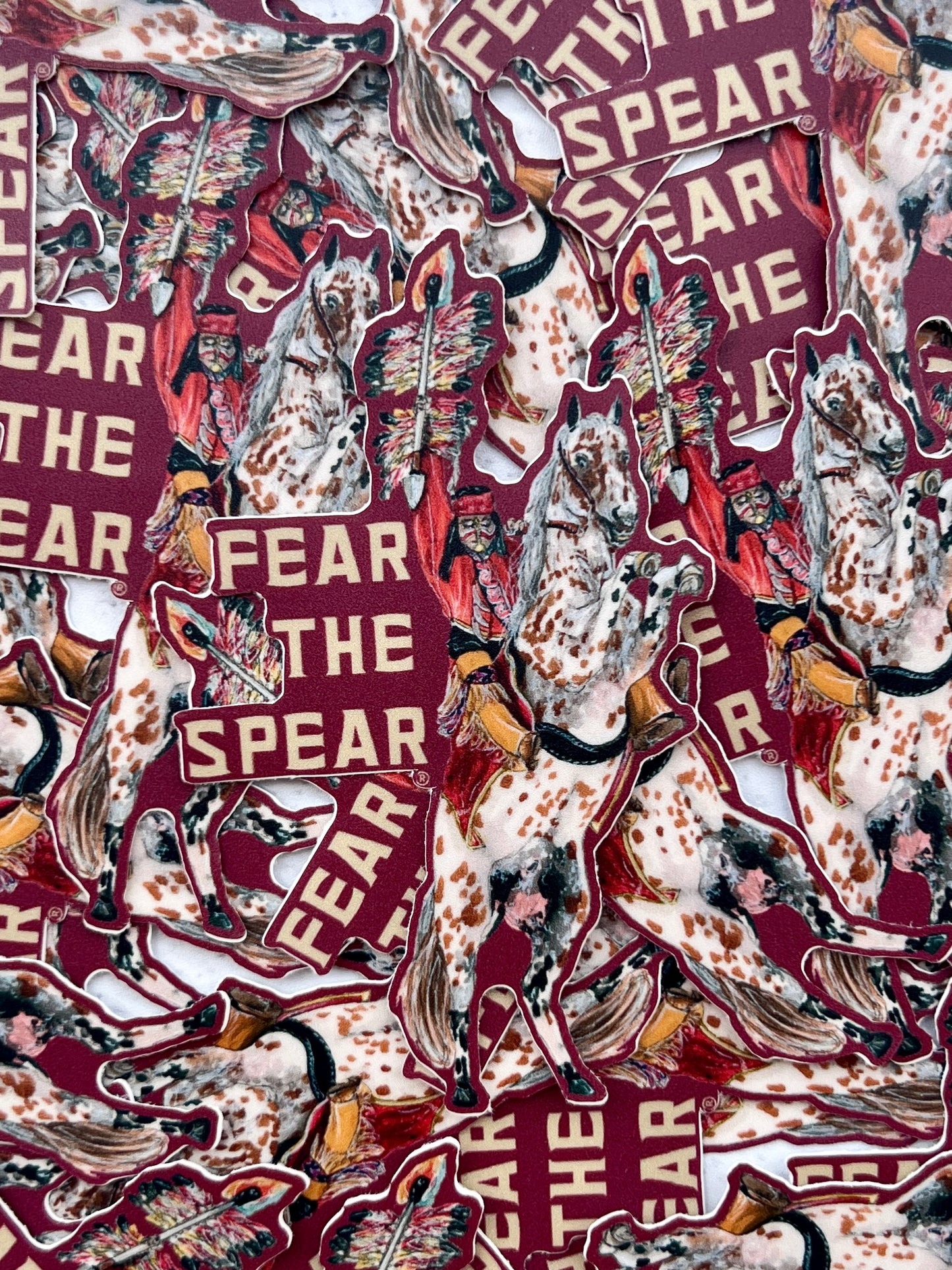 FSU Osceola and Renegade "Fear the Spear" Sticker