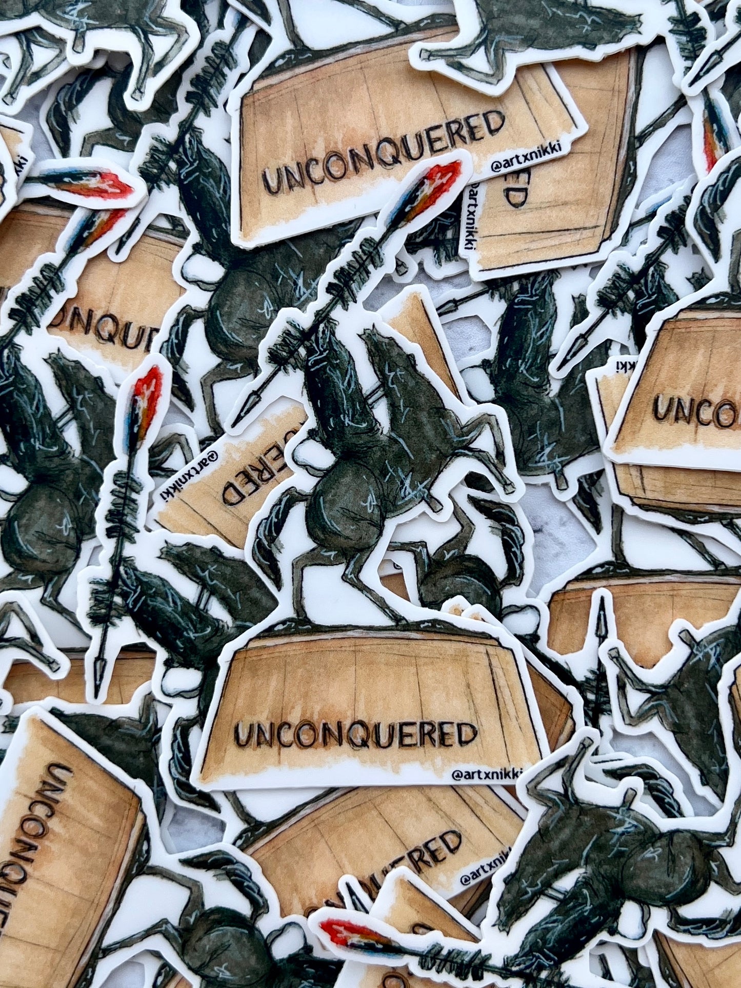 FSU Unconquered Statue Sticker