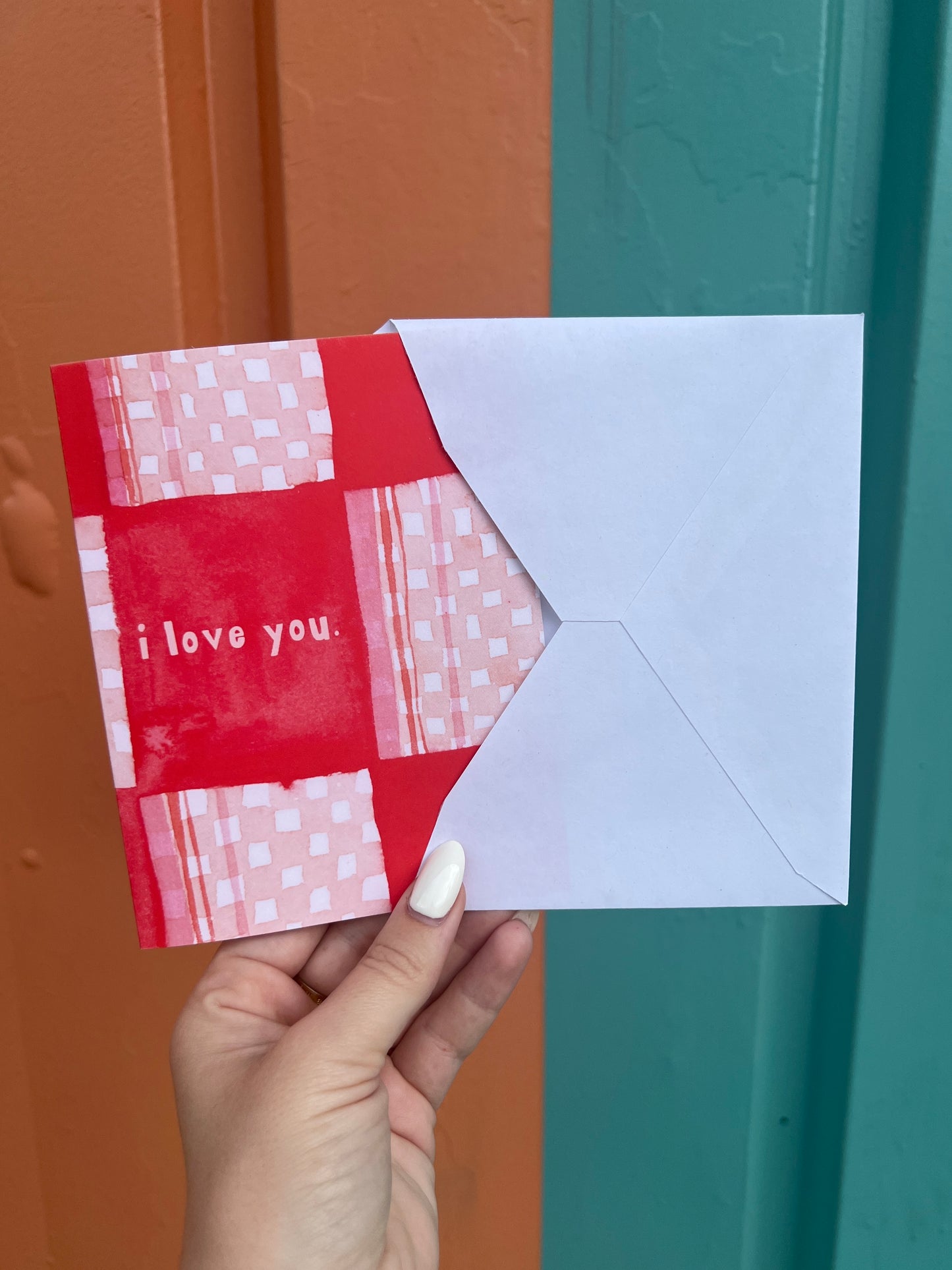"I Love You" Greeting Card (special someone) + Envelope