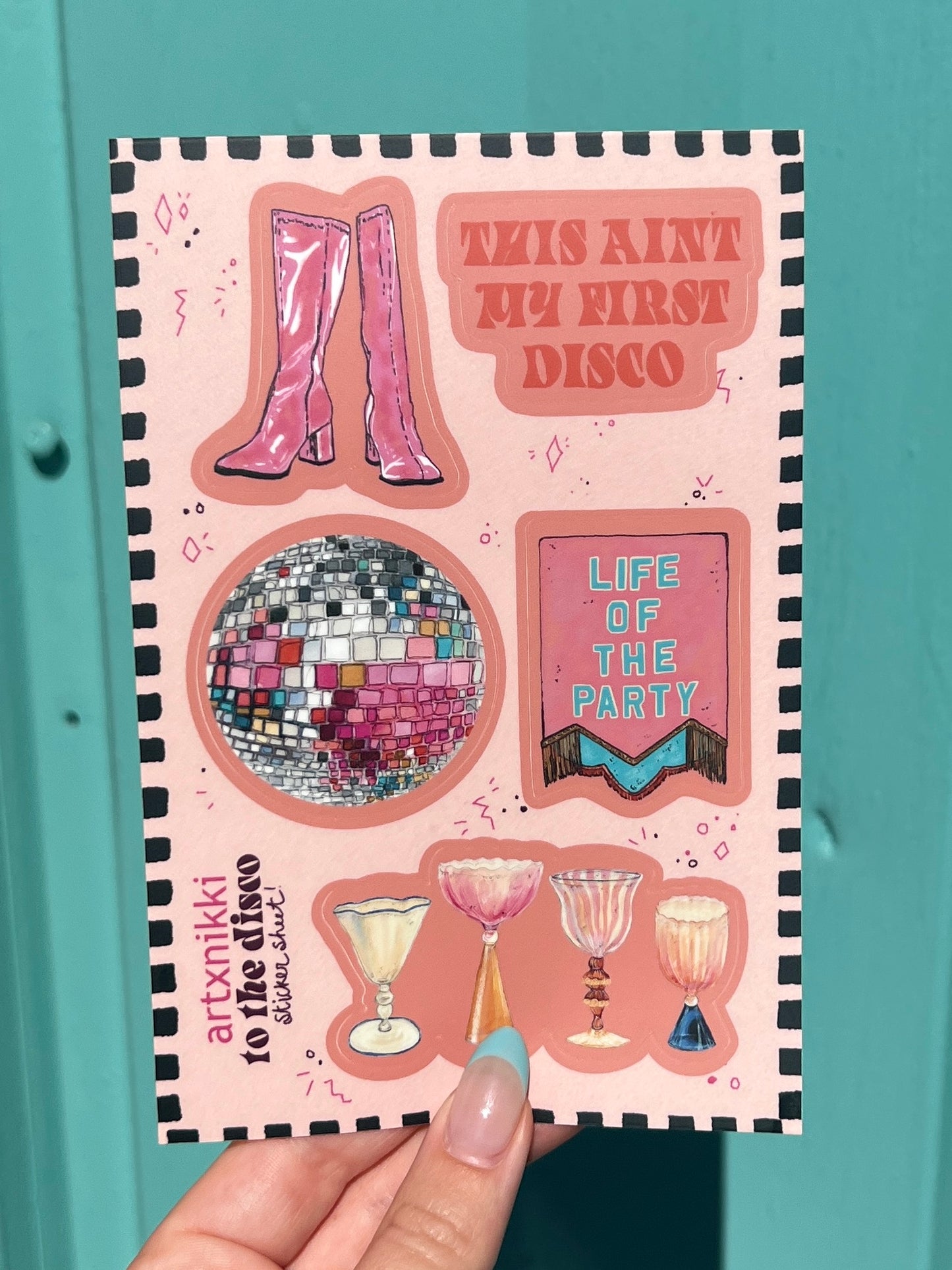 To The Disco Sticker Sheet