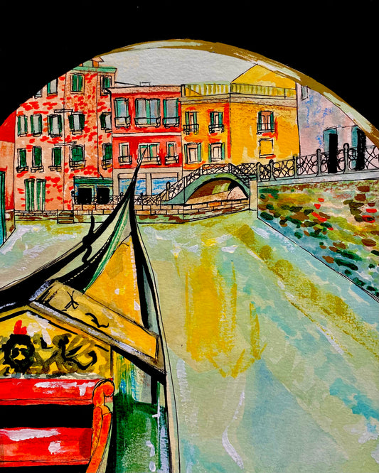 Venice, Italy Gondola Art Print