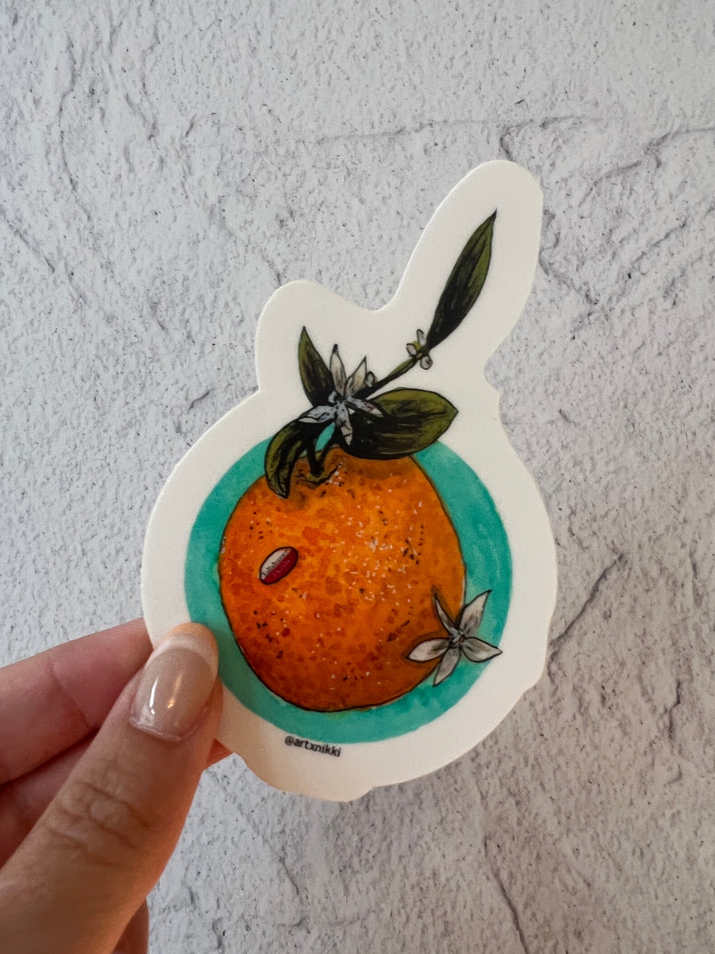 Florida Orange Sticker