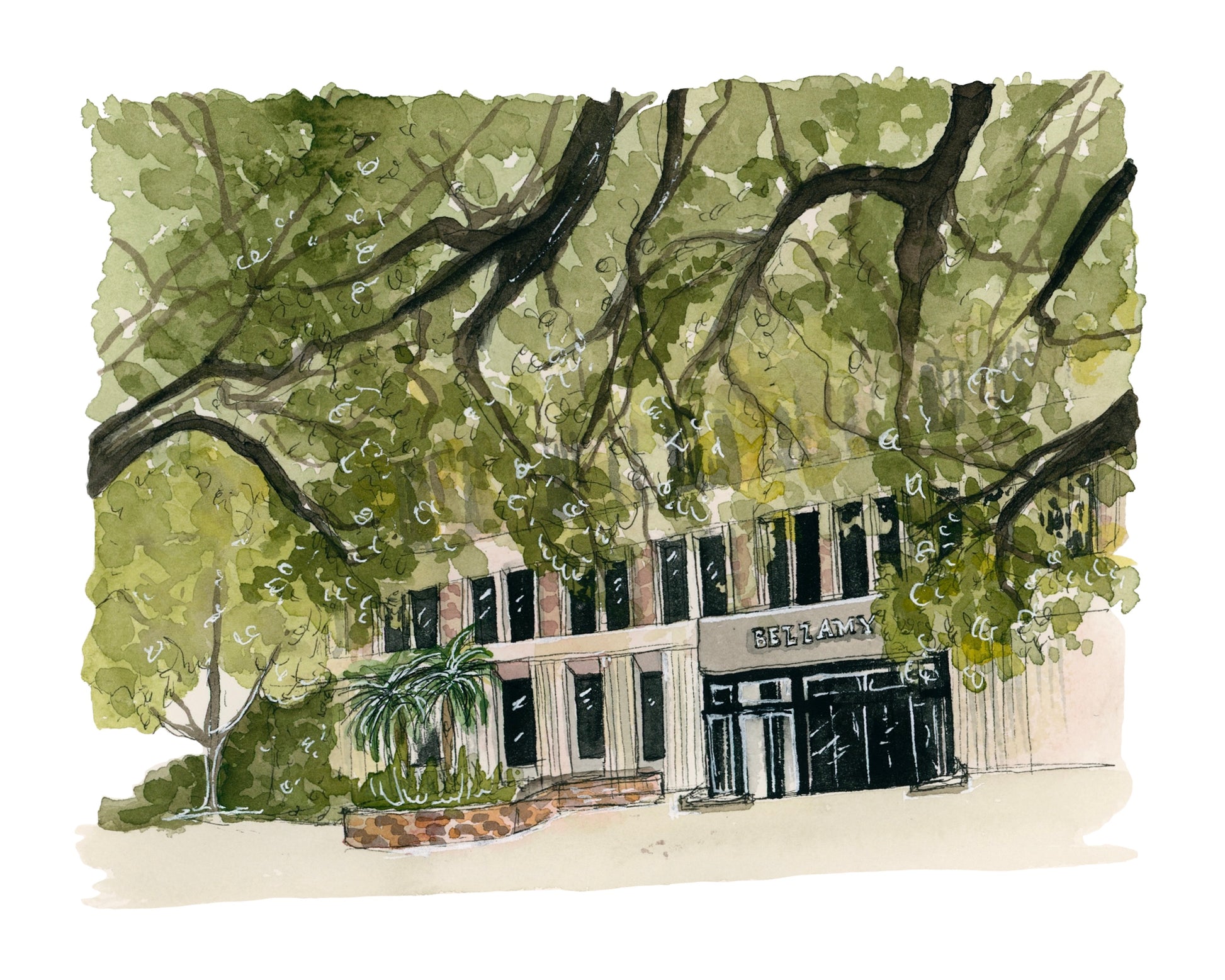 FSU Bellamy Building Print artxnikki
