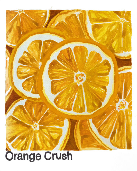 Pantone Orange Crush Art Print
