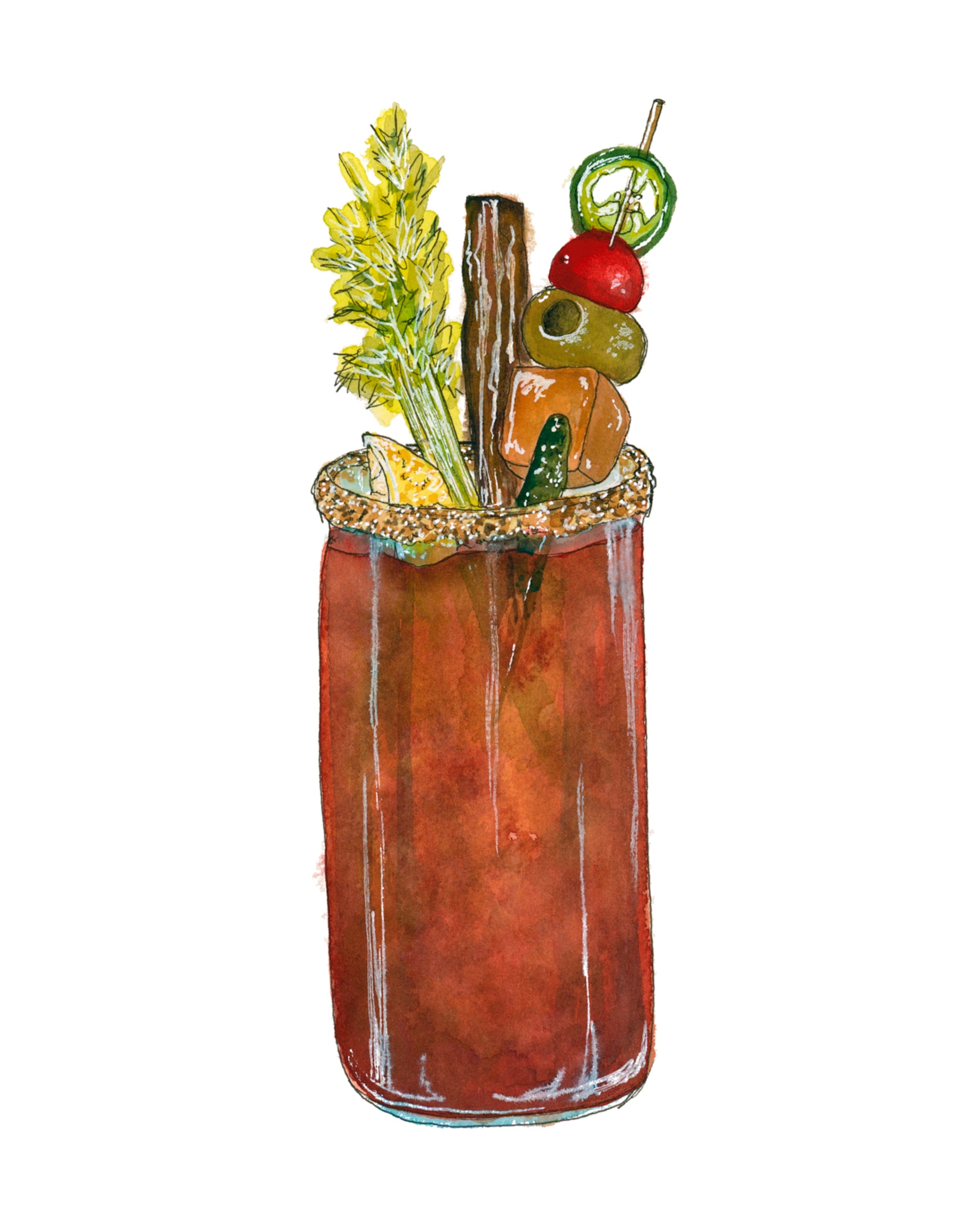 Bloody Mary Art Print – artxnikki