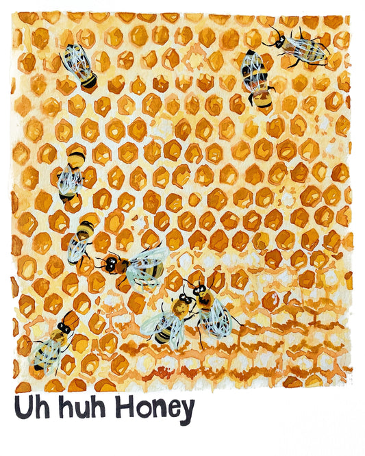 Pantone Uh Huh Honey Art Print