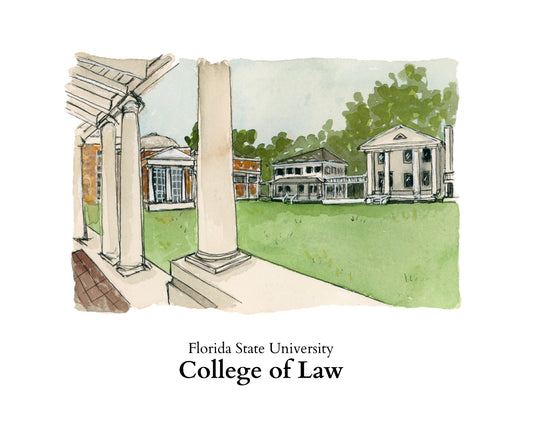 Florida State University College of Law Rotunda Print