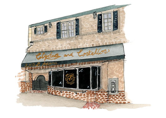 Tallahassee Bars Clydes and Costellos Print