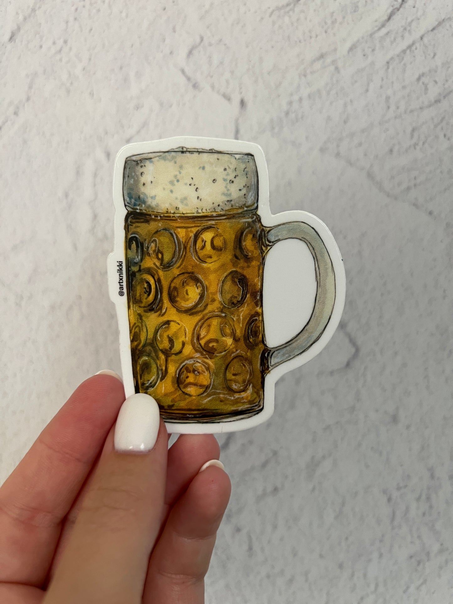 Beer Stein Cocktail Sticker