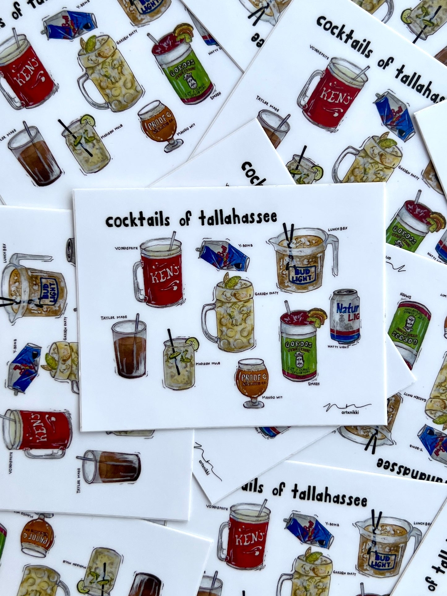 Cocktails of Tallahassee Sticker
