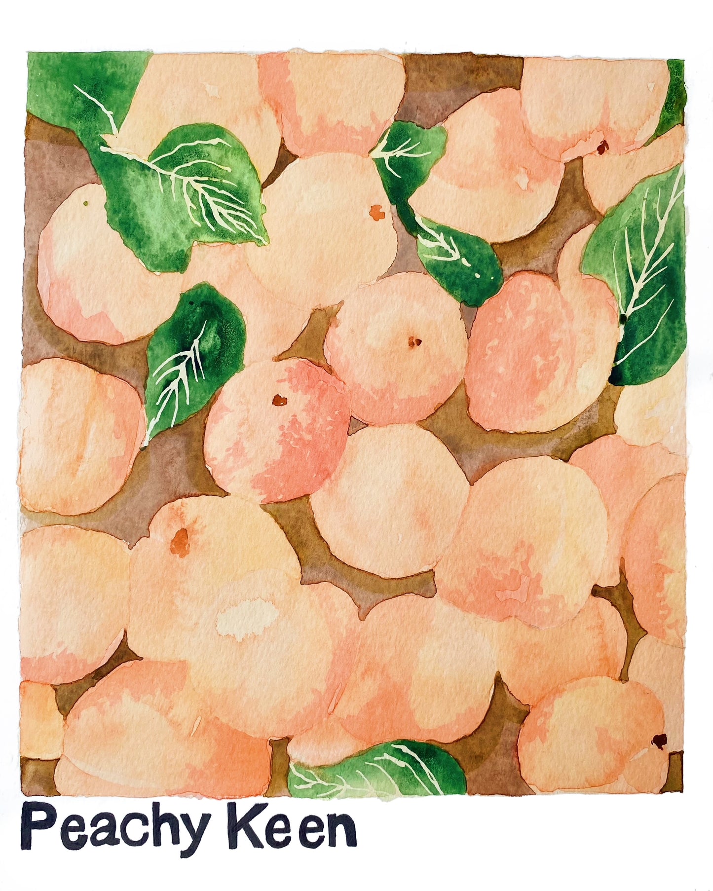 Pantone Peachy Keen Art Print