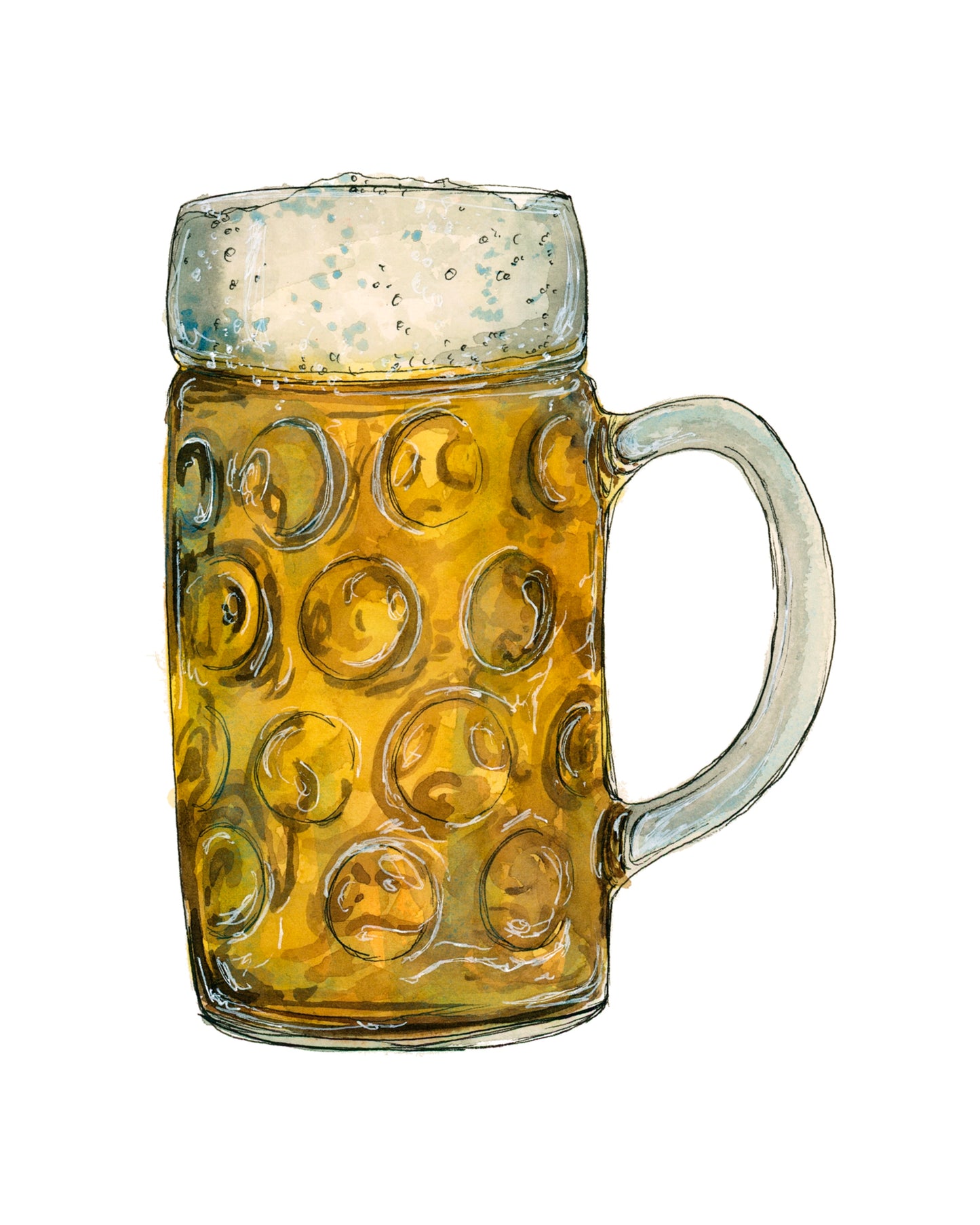 Beer Stein Art Print